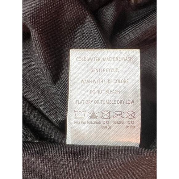 Lily Black White Stripe Detail Cardigan Duster Large - Picture 8 of 8